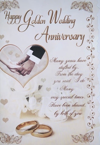 Golden anniversary card - your anniversary