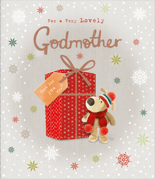 Godmother Christmas card - Boofle