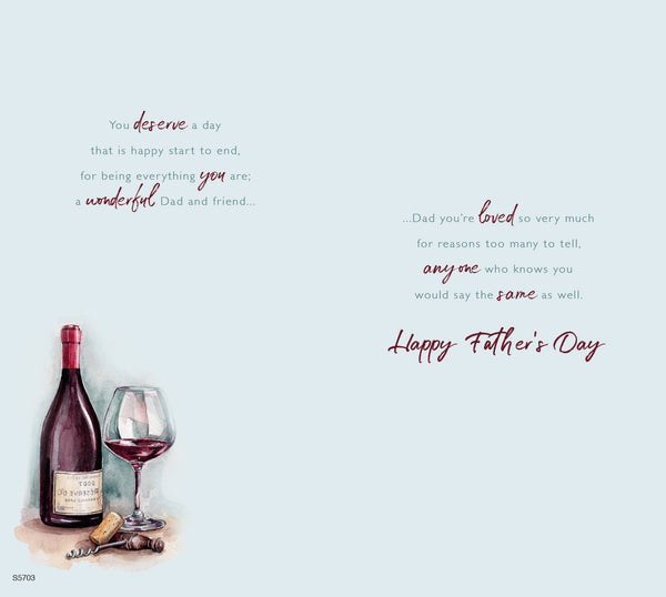 Dad Father’s Day card- Father’s Day drinks