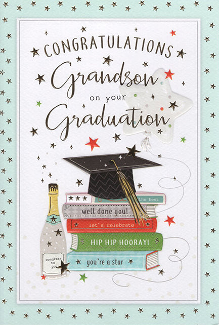 Grandson graduation card