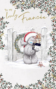 Me to you - Fiancée Christmas card- Large card