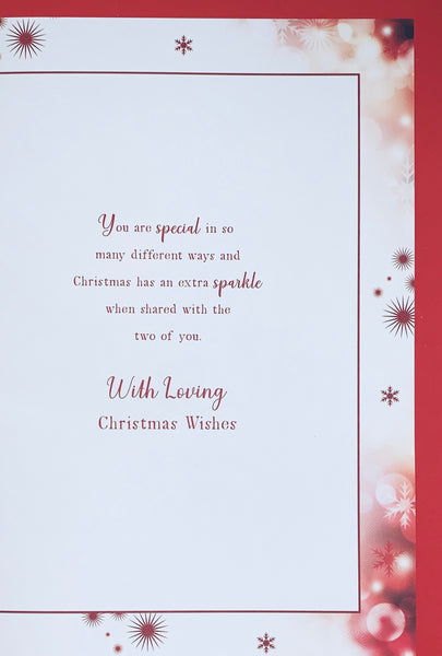 Mum and Dad Christmas card- Xmas tree