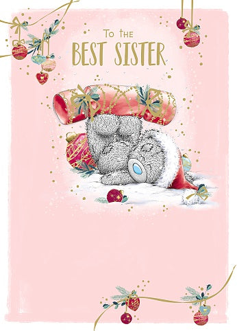 Me to you - Sister Christmas card