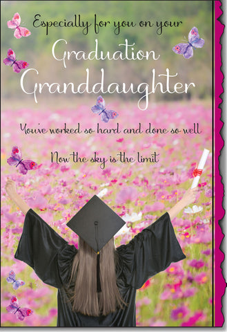 Granddaughter Graduation card