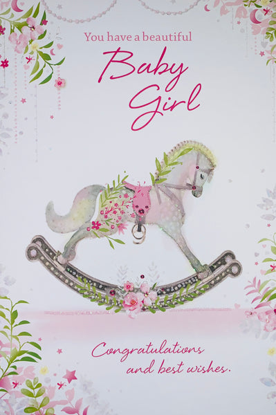New Baby Boy Card ~ Congratulations On The Birth Of Your Gorgeous Son - View #2
