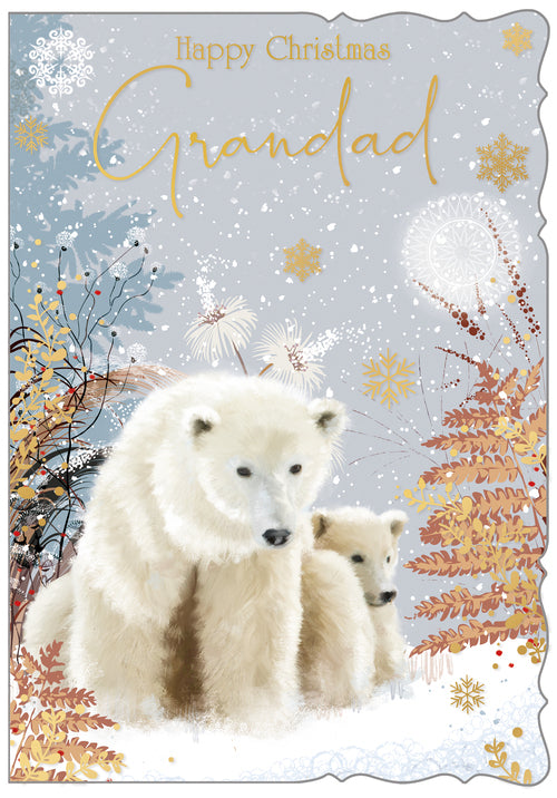 Grandad Christmas card- polar bear
