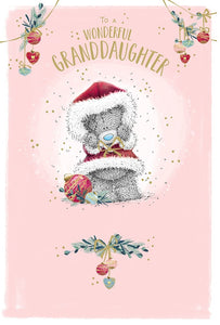 Me to you - Granddaughter Christmas card