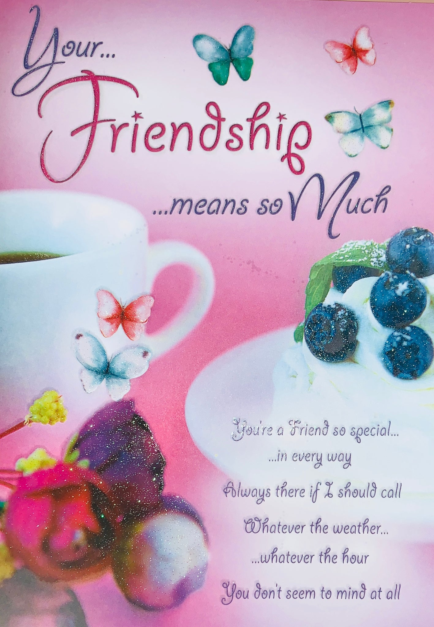 Friendship celebration card