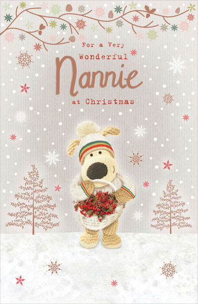 Nannie Christmas card - Boofle