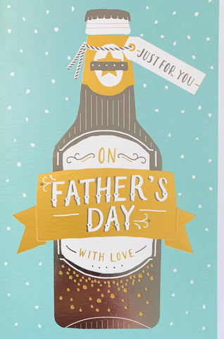 Dad Father’s Day card- beer bottle