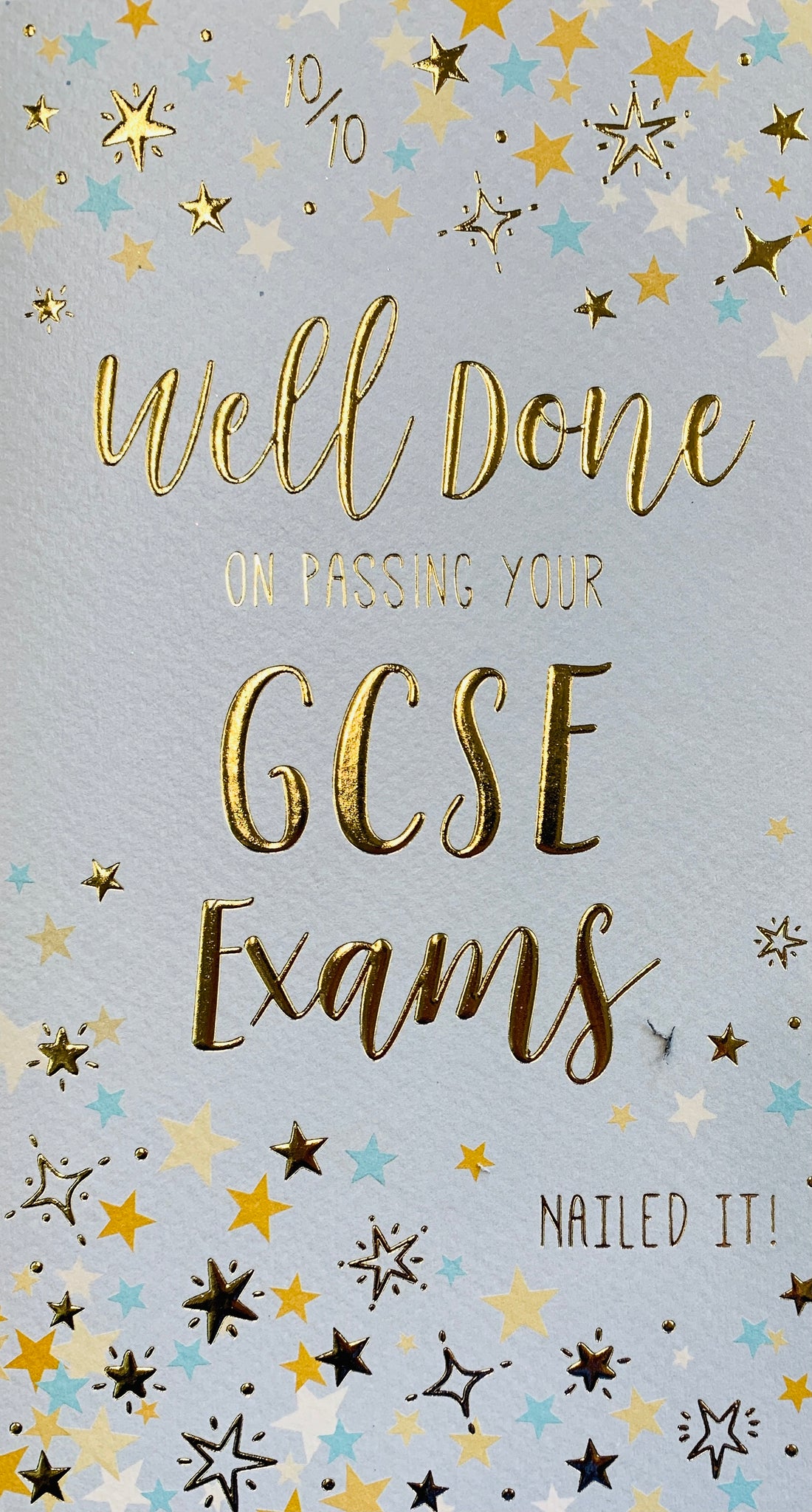 GCSE exam congratulations card