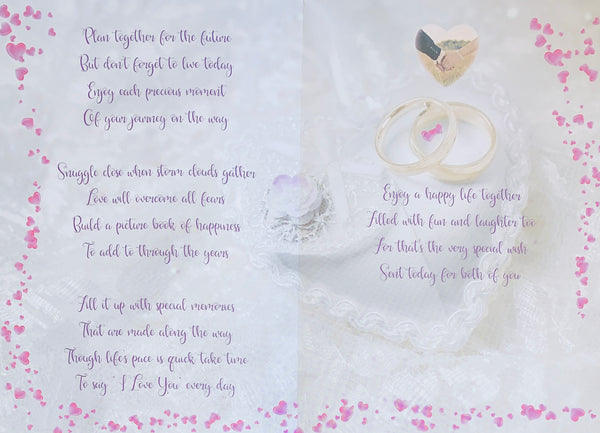 Son and Daughter-in-law wedding day card