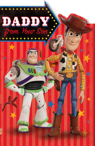 Toy Story Daddy Father’s Day card from your Son