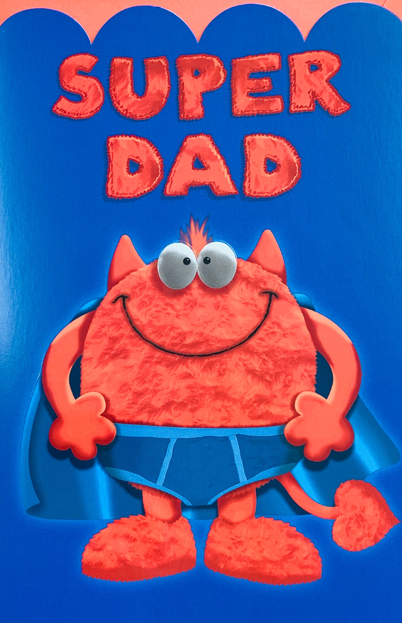 Dad Father’s Day card - cute monster