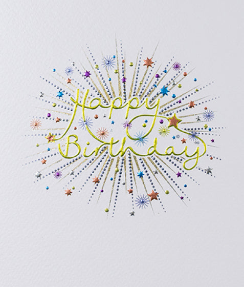 General birthday card for her- birthday sparkle