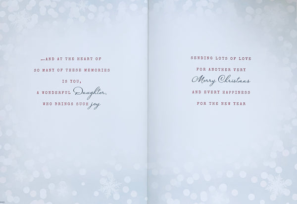 Daughter Christmas card - Xmas tree