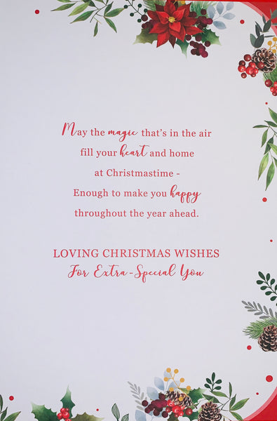 Friend Christmas card - sentimental verse