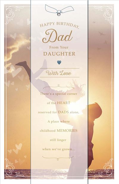 Dad birthday card - from your Daughter