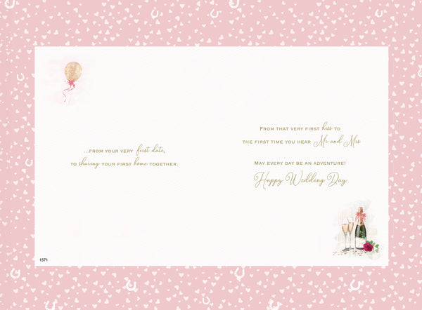 Wedding day card - first dance