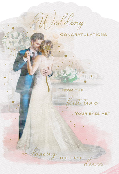 Wedding day card - first dance