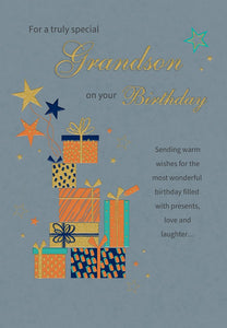 Grandson birthday card