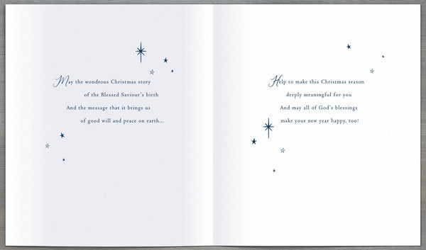 Religious Christmas card