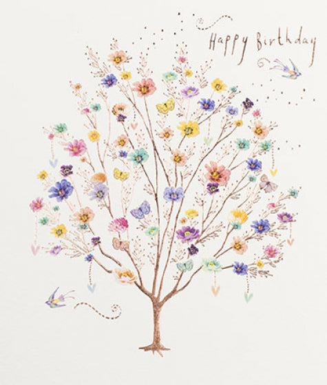 General birthday card for her- Tree of life