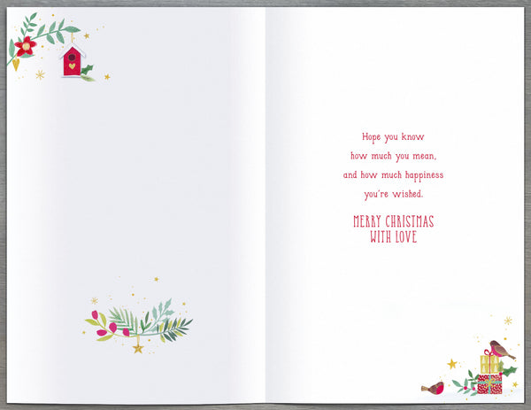 Grandparents Christmas card - Customisable card