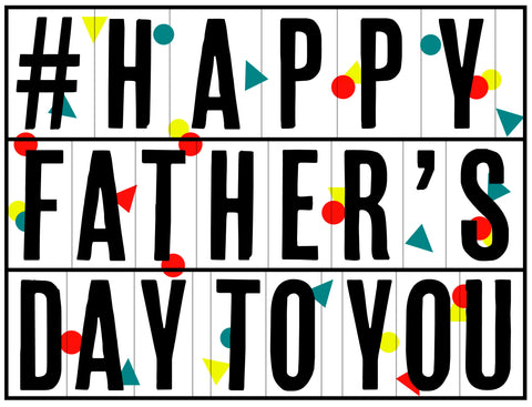 Father’s Day card- modern