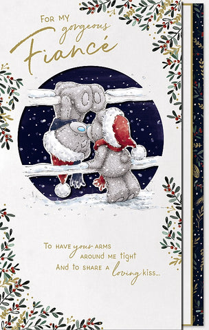 Me to you- Fiancé Christmas card- large card