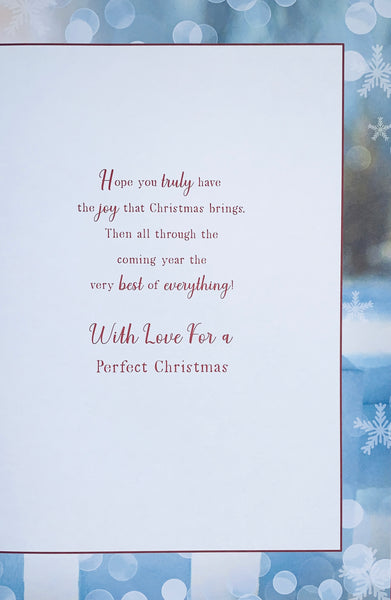 Dad Christmas card - sentimental verse
