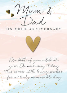 Mum and Dad anniversary card
