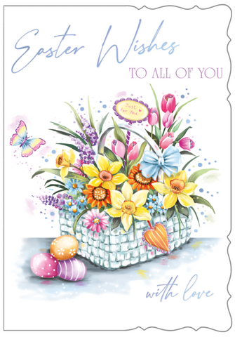 Easter card to all of you - Easter flowers