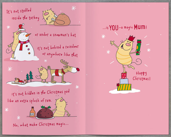 Mum Christmas card - funny