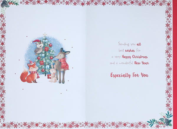 For Grandchildren Christmas card - cute animals