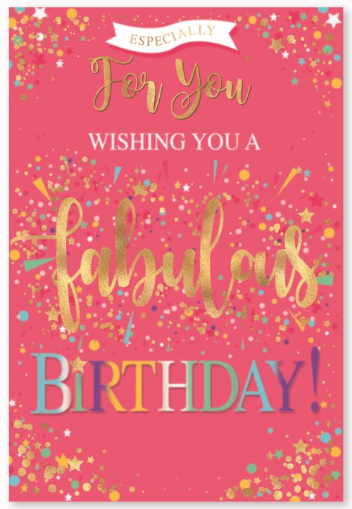 General birthday card for her- birthday confetti
