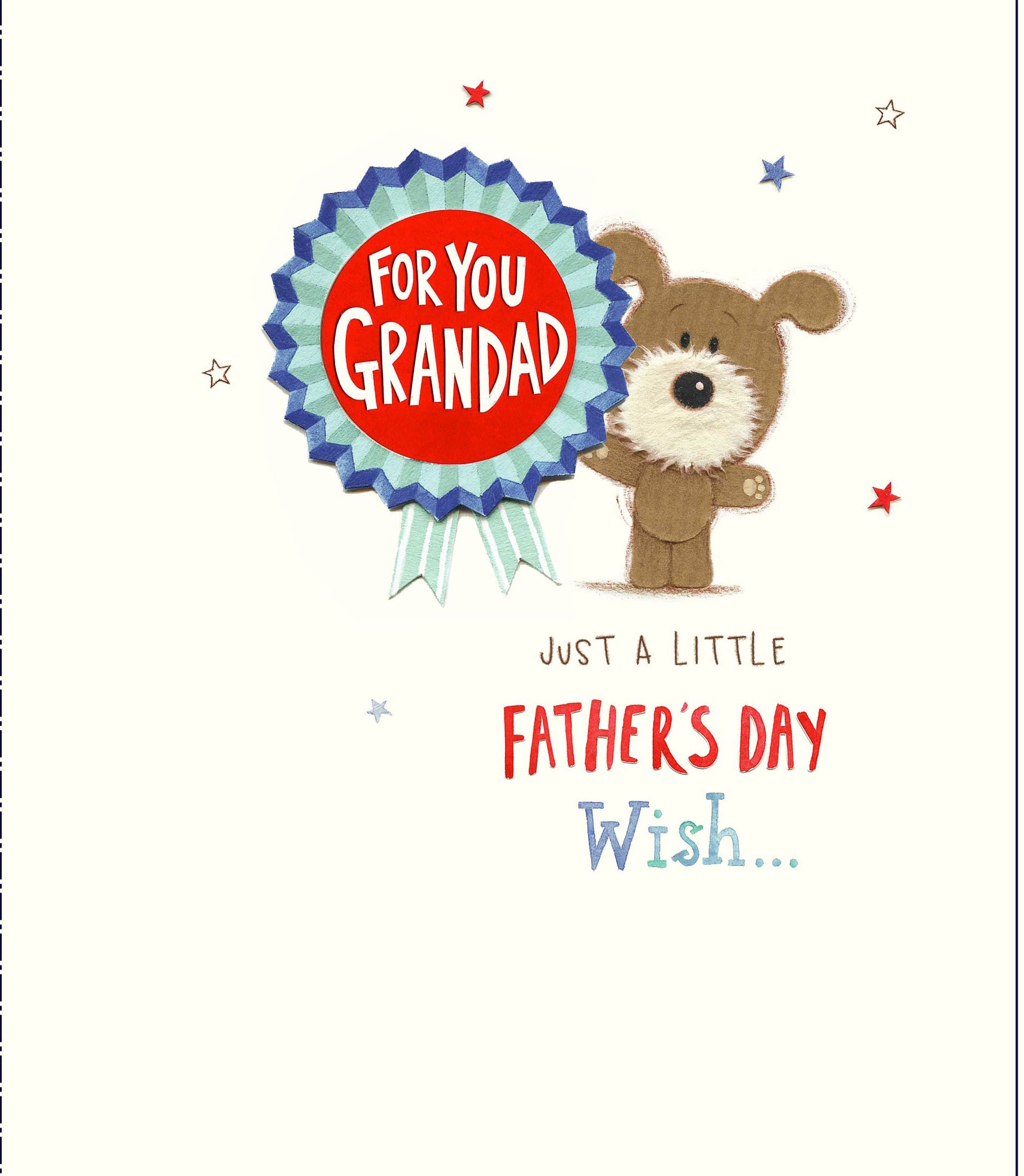Grandad Father’s Day card- cut dog