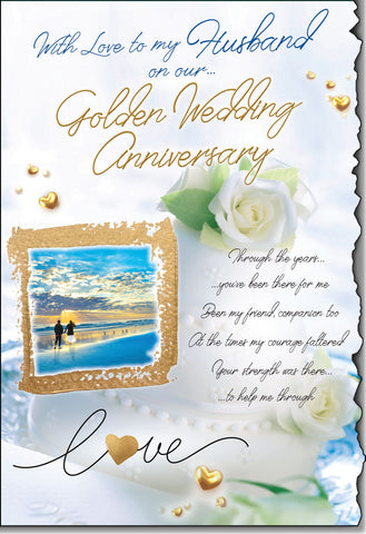 Husband golden wedding anniversary- long sentimental verse