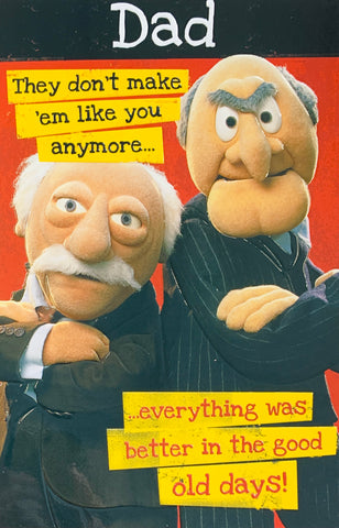 Dad Father’s Day card- Muppets funny card