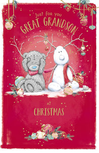 Me to you - Great Grandson Christmas card