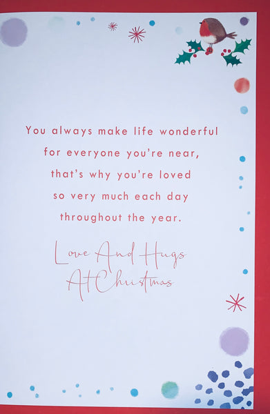 Grandson Christmas card - Father Christmas