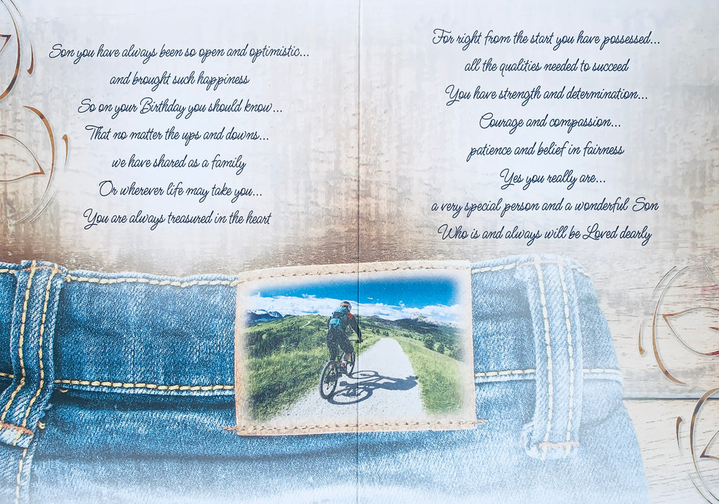 Mountain Bike Ramp Stunt Funny Birthday Card