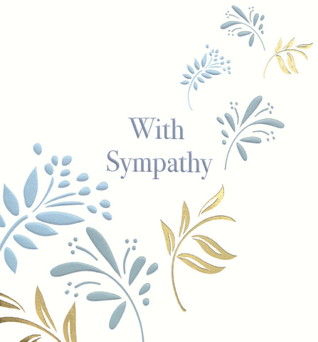Sympathy card- contemporary blank