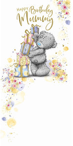 Me to you Mummy birthday card - tatty teddy with gifts