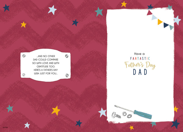 Dad Father’s Day card- DIY toolbox