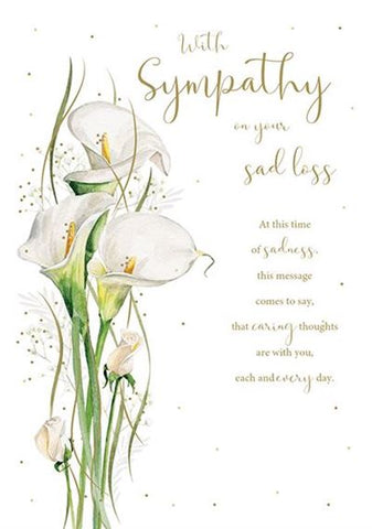 Sympathy card - Lilly