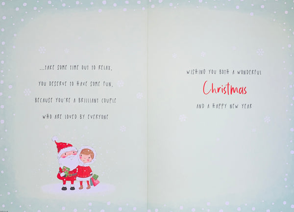 Grandson & Wife Christmas card
