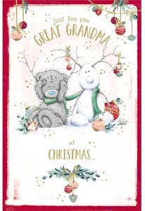 Me to you - Great-Grandma Christmas card
