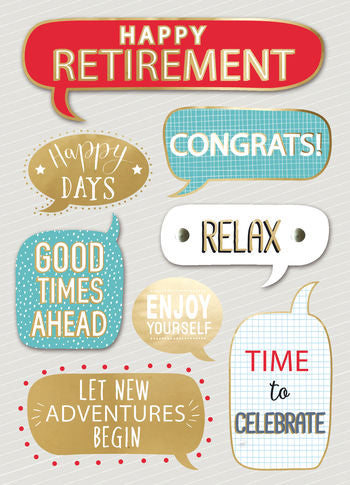 Retirement card congratulations