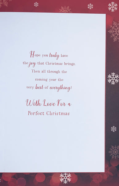 Brother Christmas card - sentimental verse